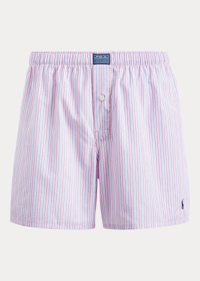 Men's Polo Ralph Lauren Striped Woven Boxers | 760352WVL